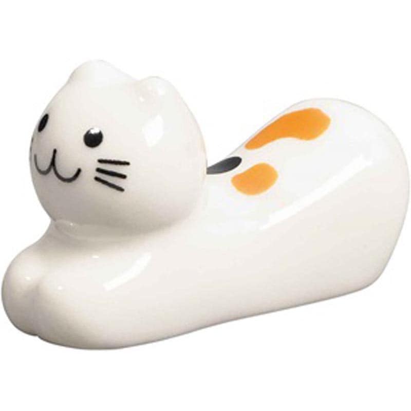 出所：キャンドゥ公式　箸置　ゆったりみけねこ