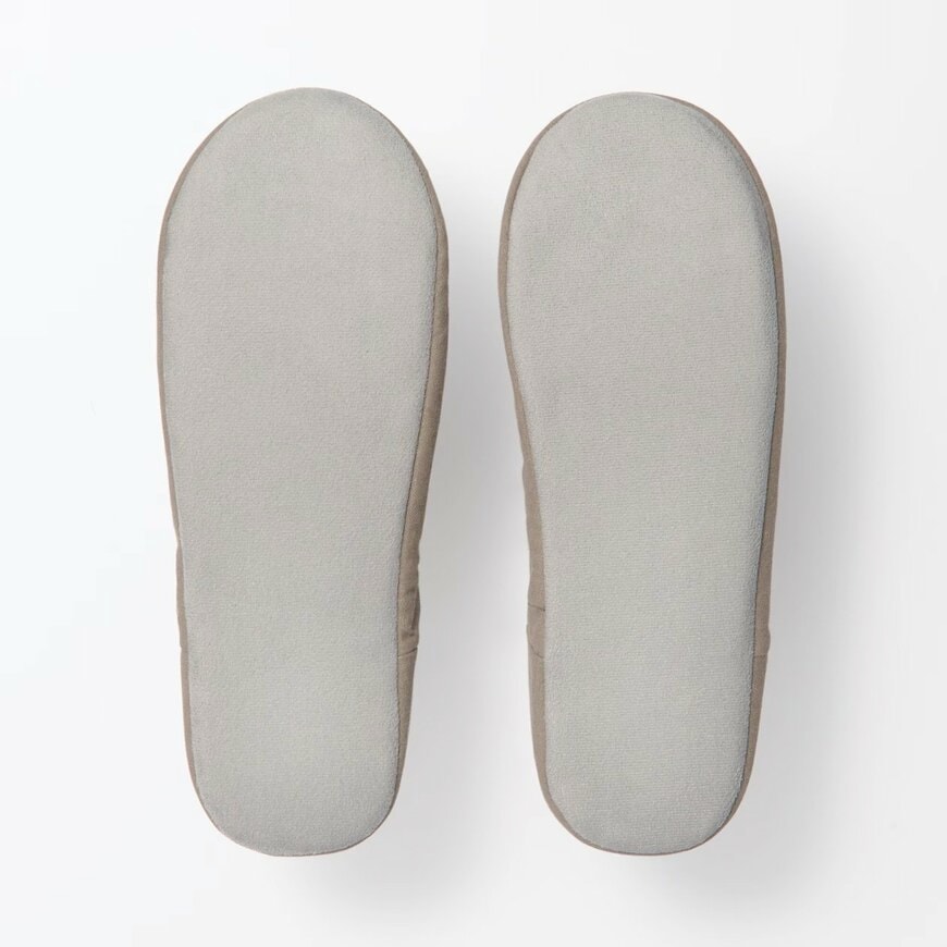 無印良品公式　残反を使った　バブーシュ