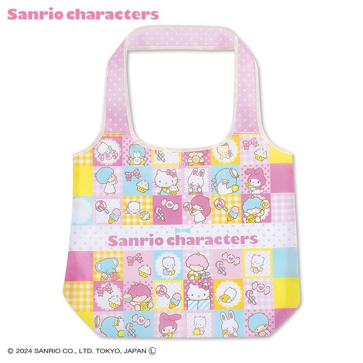 しまむら、ショッピングバッグ(サンリオキャラクターズ)サンリオキャラ総柄画像