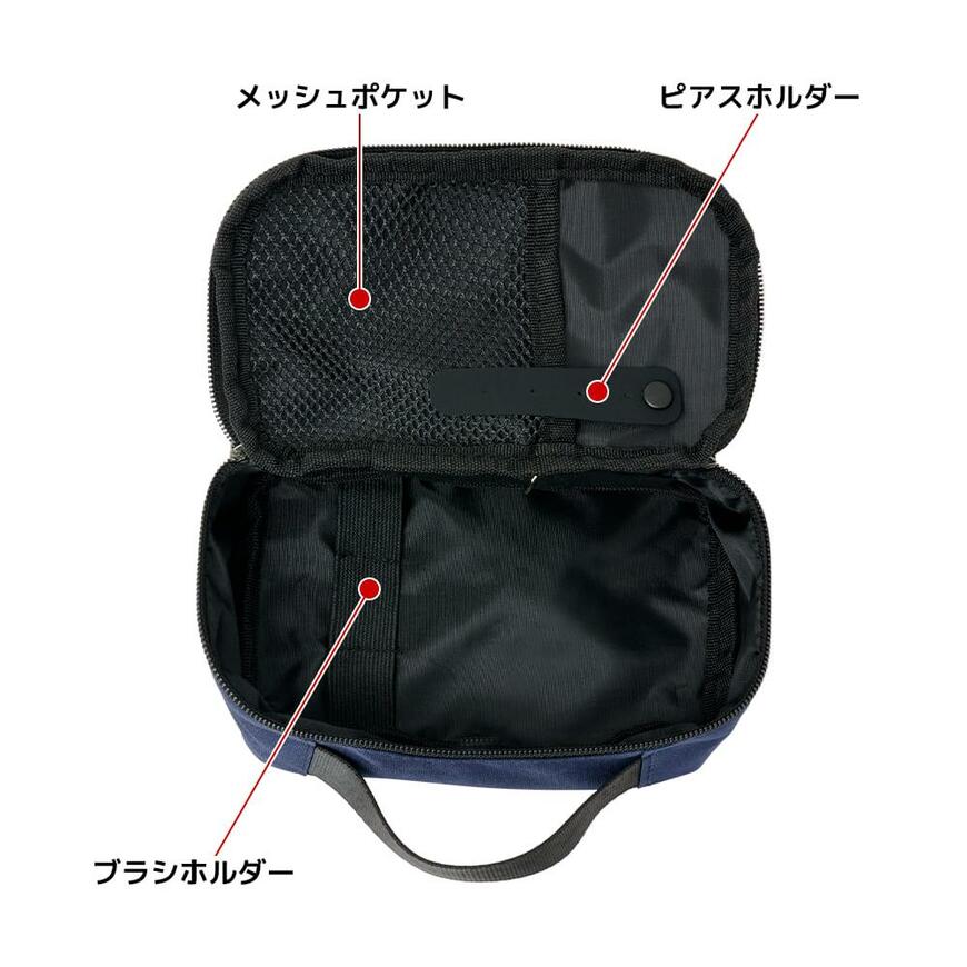 ワークマン　スッキリまとまるジュエリーメイクポーチS