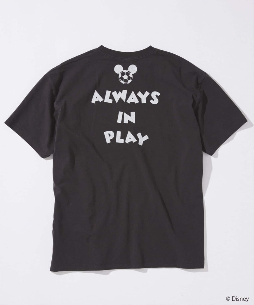 出所：株式会社ベイクルーズ　ミッキー マウス サッカー プリントTシャツ