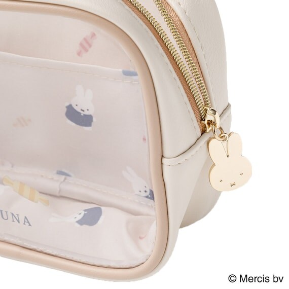 ニトリ、miffy ボックスポーチ(アイボリー ドルチェ)画像