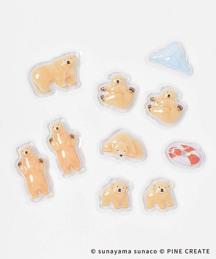 ブルーブルーエ公式　kumagotoぷくdecoシールの画像