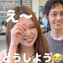 「え〜どうしよう」髪型迷子の女性が”高めのレイヤー”で美しく変身！「やばいやばい！」と大喜び
