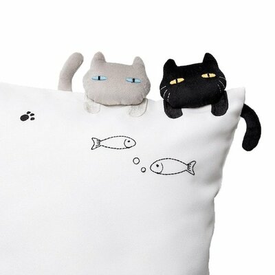 ニトリ公式通販 ニトリネット クッションカバー(デコネコ rCy)商品写真