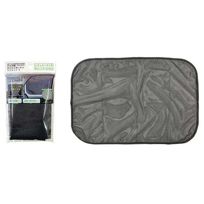 マグネットが3個内蔵されており、車の窓枠にピタッと吸着させるだけ