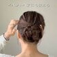 三つ編み3本で華やかに！【4分で完成】の「お団子ヘアアレンジ」が1万2000回再生　くるりんぱに差し込んで作る大人可愛いまとめ髪