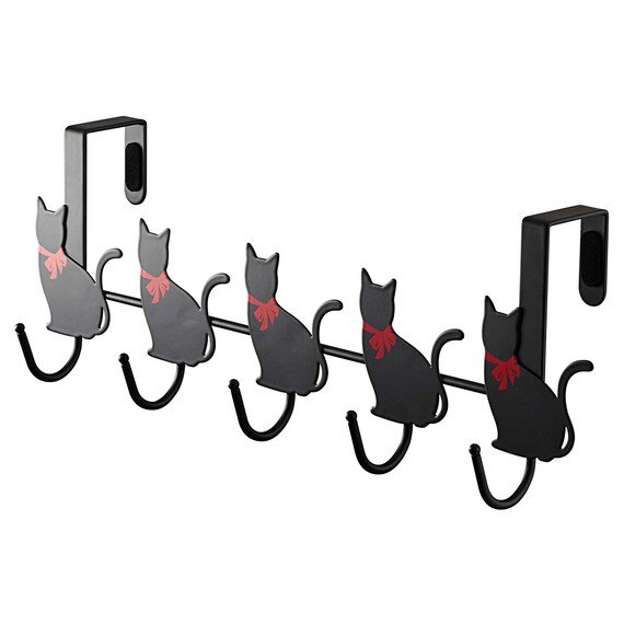 出所：ニトリ公式通販 ニトリネット ドアハンガー(猫 5連 横型)