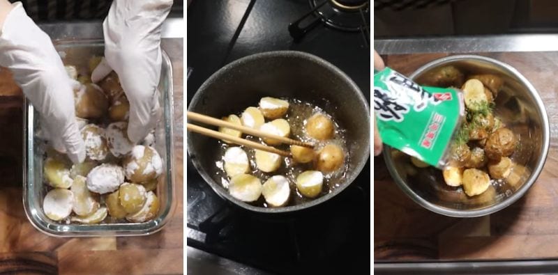 のり塩ポテトを作ります