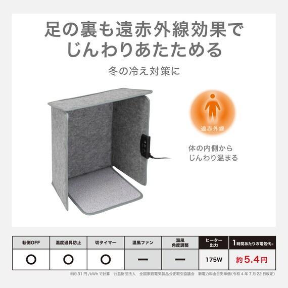 出所：ニトリ公式通販 ニトリネット 足裏まであったか 4面パネルヒーター(NSGY)