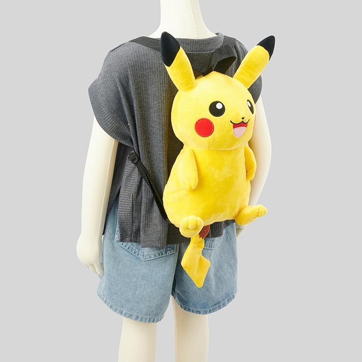 出所：しまむら公式オンラインストア キッズ　ぬいぐるみリュック （ポケットモンスター・ピカチュウ）