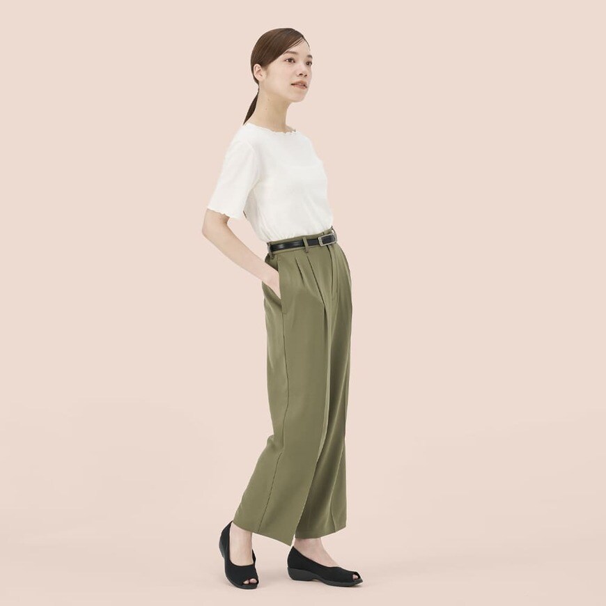 ワークマン公式　レディースシーンレスタックパンツ　画像