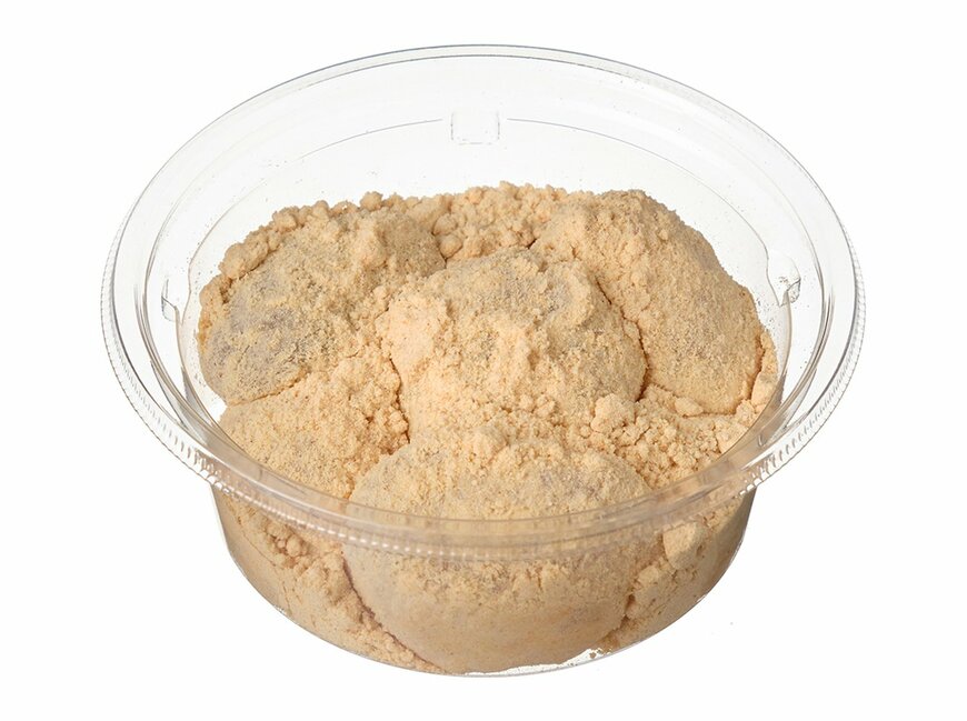 白きなこの甘み広がる　もっちりわらび