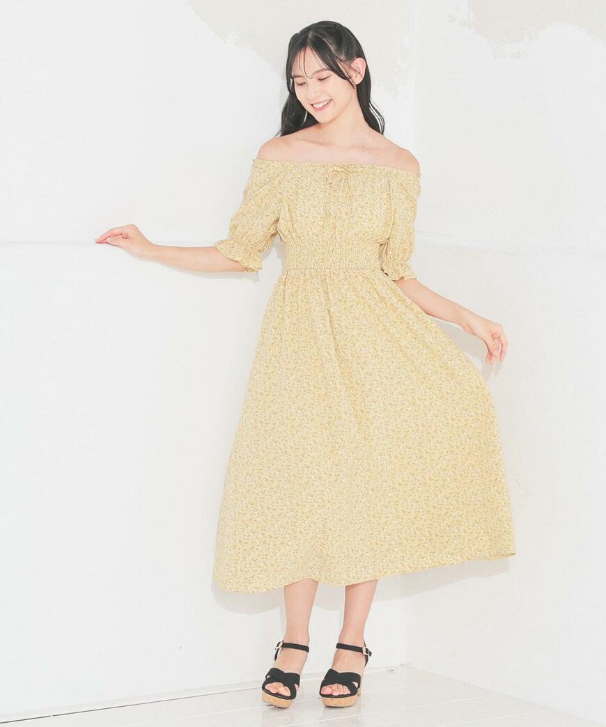 ハニーズ、オフショル2wayワンピ画像