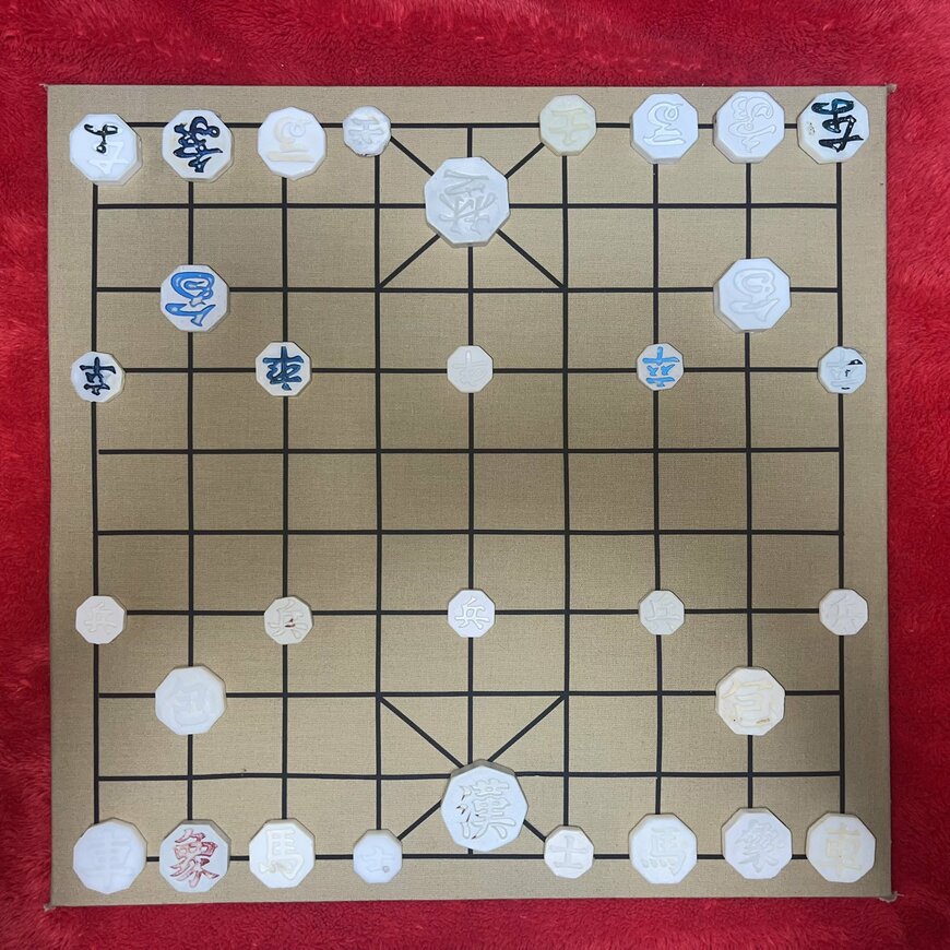 駒を並べた様子