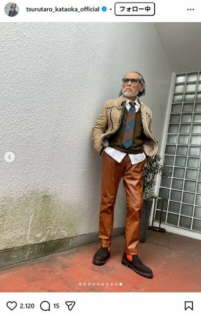 片岡鶴太郎のInstagram投稿