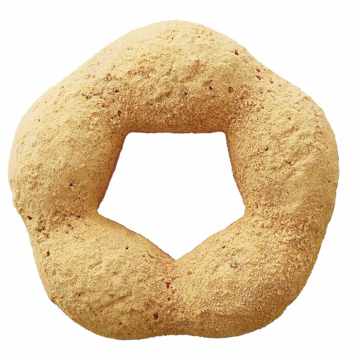 国内産大豆100%を使用したきなこをまぶしたドーナツ