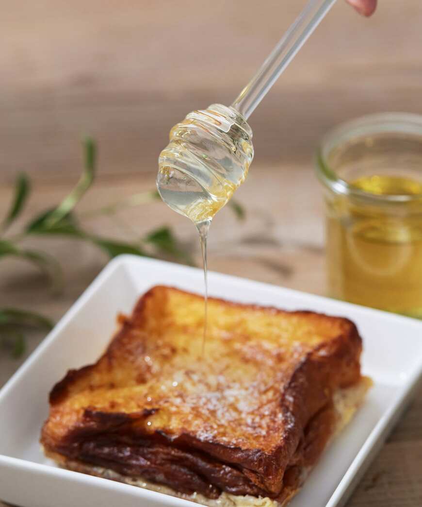 出所：パルグループ公式ファッション通販サイト 3COINS 【パンとエスプレッソと】ガラスハニーディッパー