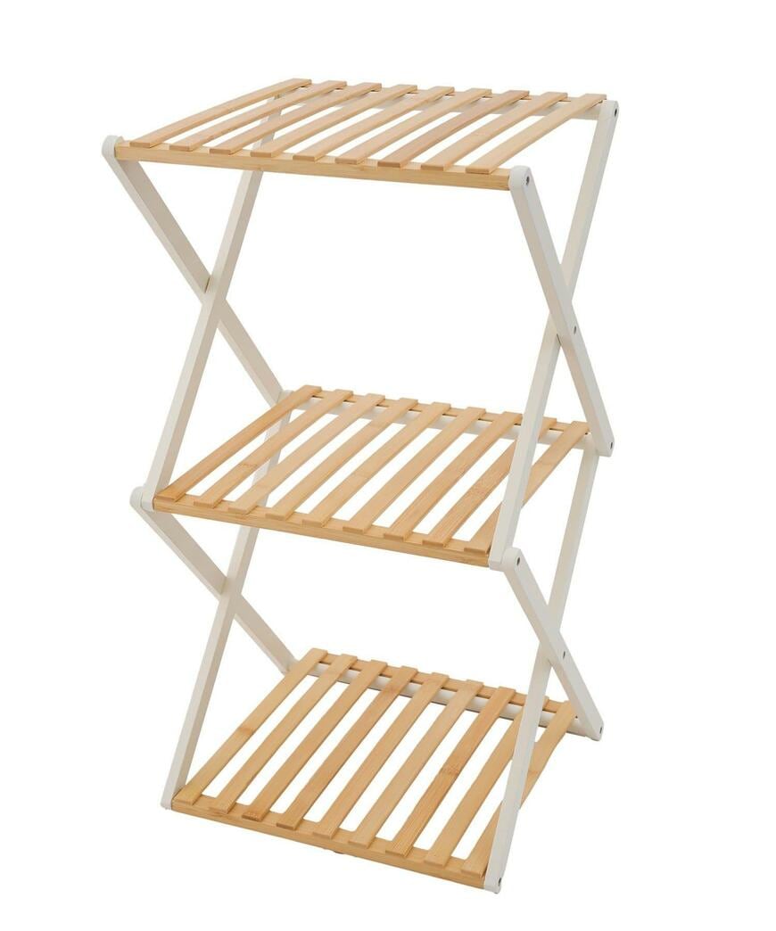 出所：パルグループ公式ファッション通販サイト 3COINS 折りたたみ式3段ラック