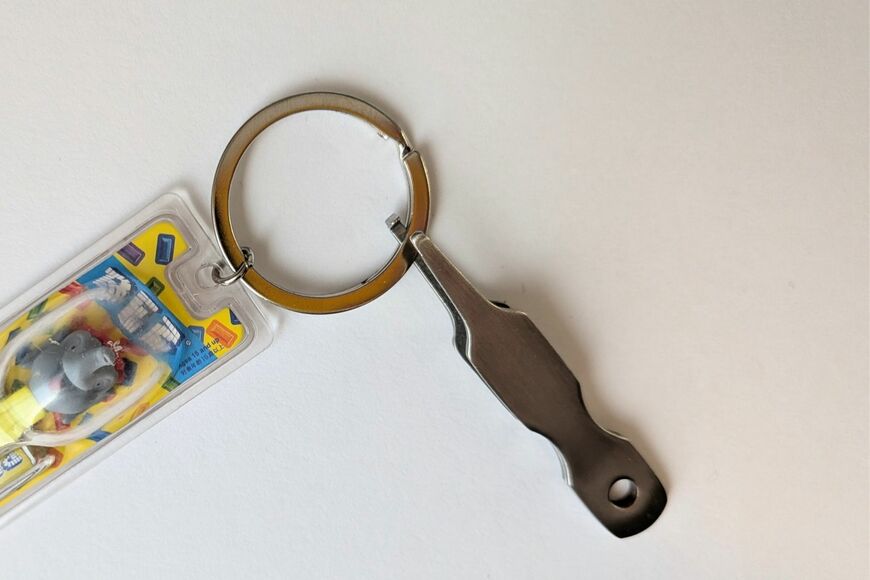 筆者撮影（セリア　ダブルリングオープナー）