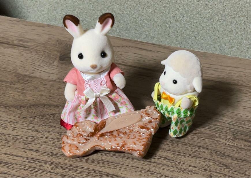 筆者撮影（セリア、ヘアクリップ 骨付カルビ）