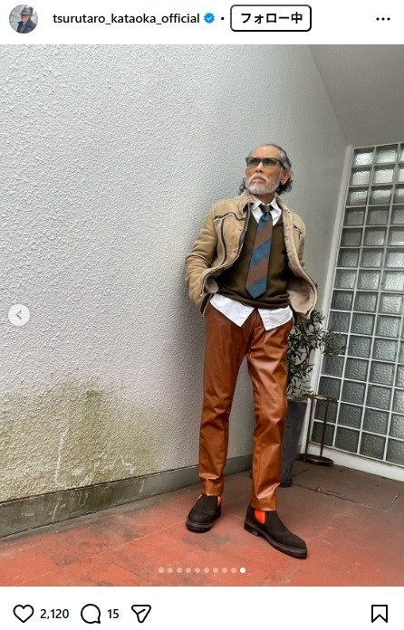 出所：片岡鶴太郎のInstagram（＠tsurutaro_kataoka_official）　参照日：2026年2月27日