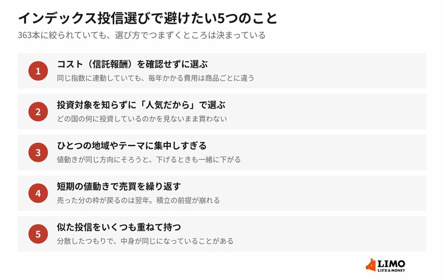 どれも商品そのものより、選び方や持ち方の問題です