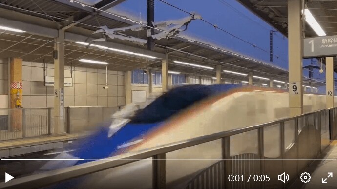 雪の北陸新幹線三段トラップ・その1