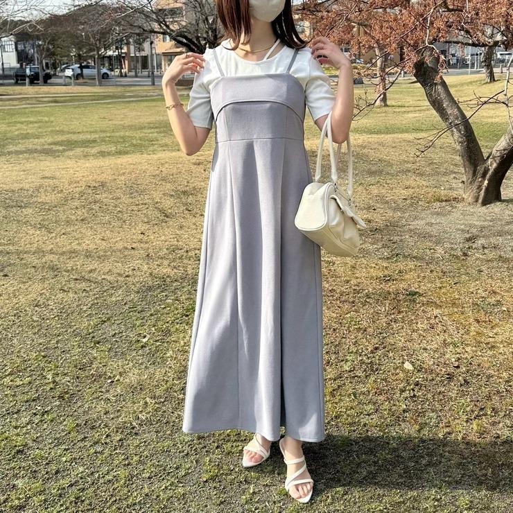 しまむら公式オンラインストア レディース ツイルキャミワンピース(TOMO)画像