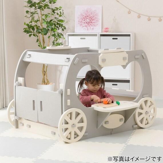 ニトリ、やわらか素材 ふわふわ キッズ馬車 抗菌付き画像