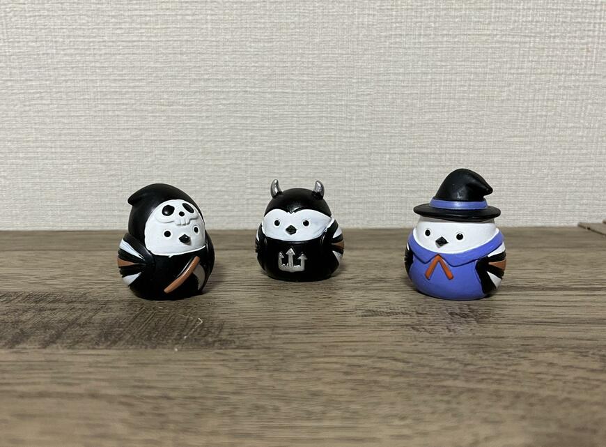 セリア、リトルフレンド ハロウィンモンスター シマエナガ画像