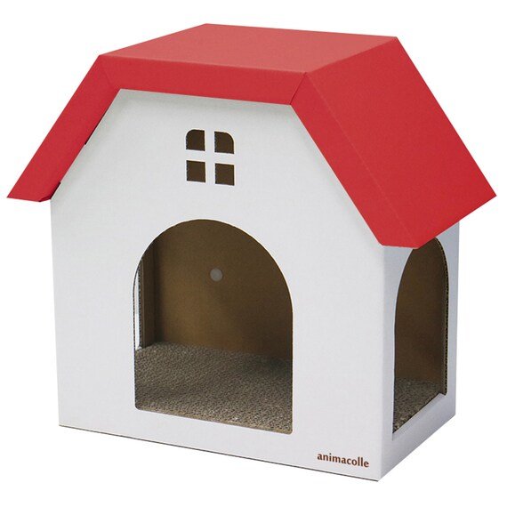 ニトリ、キャットステップanimacolle用爪とぎキャットハウス画像