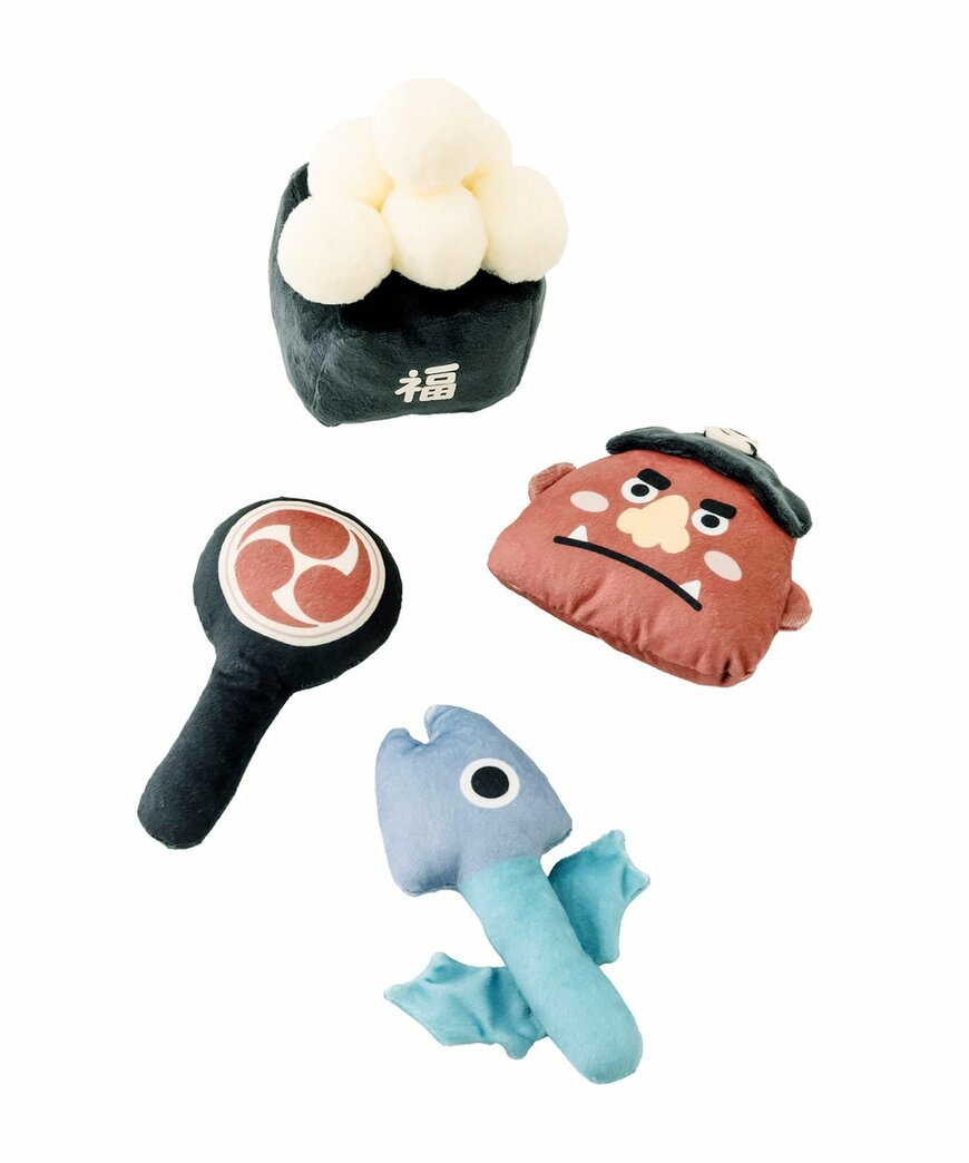 3COINS公式　ペット用おもちゃ／節分