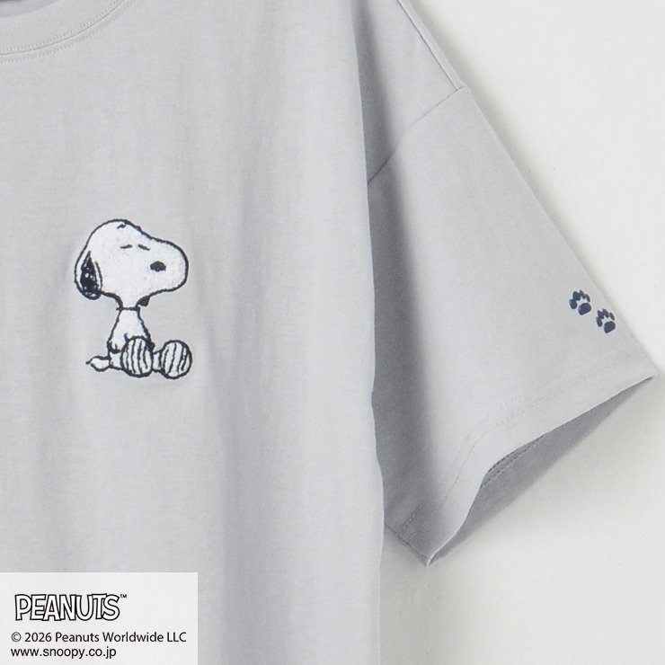 出所:しまむらパーク レディース 半袖Tシャツ(PEANUTS)