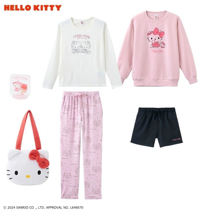 しまむら、ハローキティ6点セット【ハッピーバッグ】画像