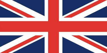 R国旗　イギリス　イングランド　ロンドン　エリザベス女王 このイギリスの国旗、どこが「まちがい」かわかりますか？ 親子で