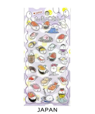 Bleu Bleuet(ブルーブルーエ)、たまごあしのぷっくりシール商品画像