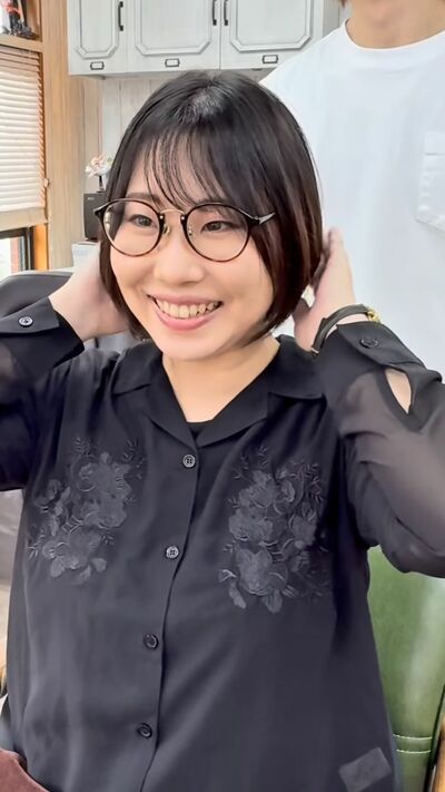 さっぱりしたショートに変身