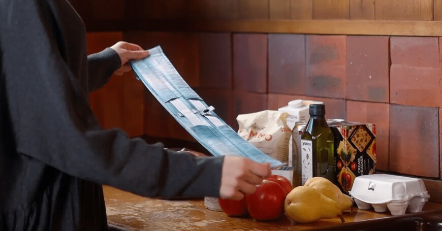 出所：株式会社マーナ　ShupattoコンパクトバッグM Mountain Views