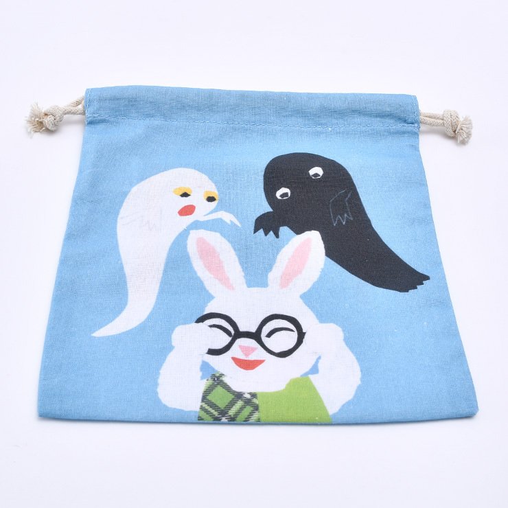 出所：しまむら　巾着(めがねうさぎ)