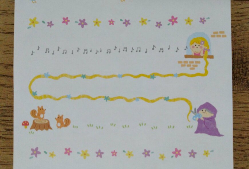 筆者撮影（セリア、レターセット おたのしみ箋）