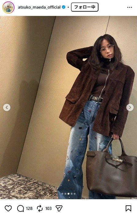 出所：前田敦子のInstagram（@atsuko_maeda_official） 参照日：2026年2月3日