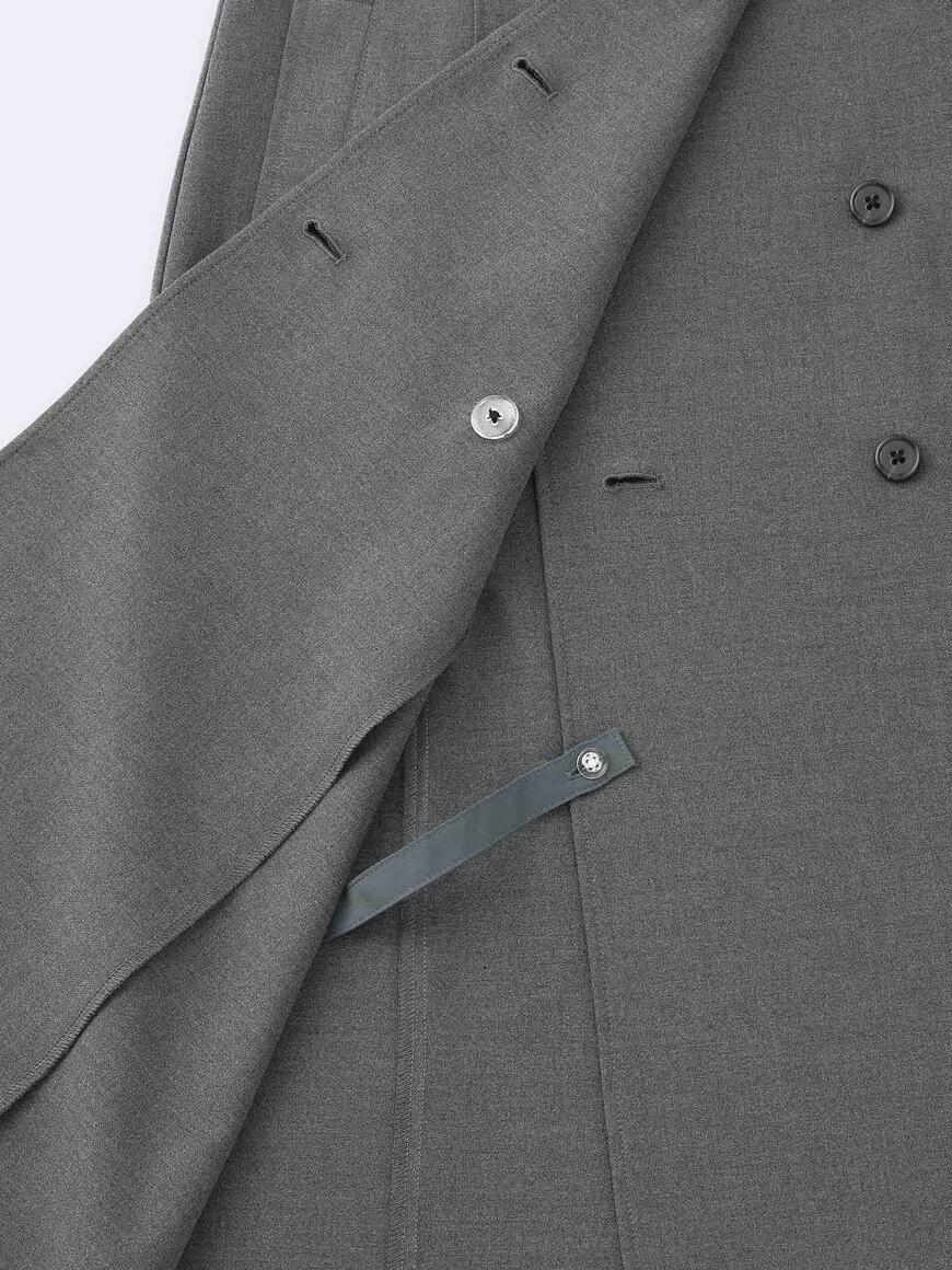 出所：GU公式 ダブルボタンジャンパードレスNTQ+E