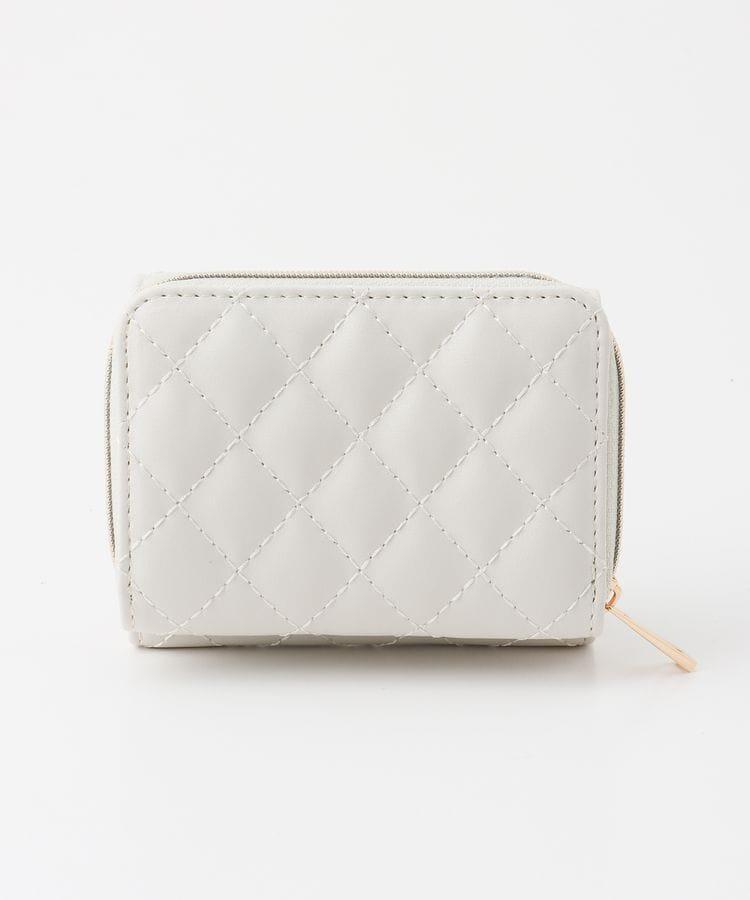 トレンドのキルティング素材がかわいいです／出所：ハニーズ公式通販 キルティングウォレット