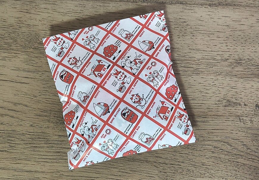 筆者撮影（セリア、ペーパーバッグ シモジマファンジー ストップペイル 6枚 17×11.6cm）