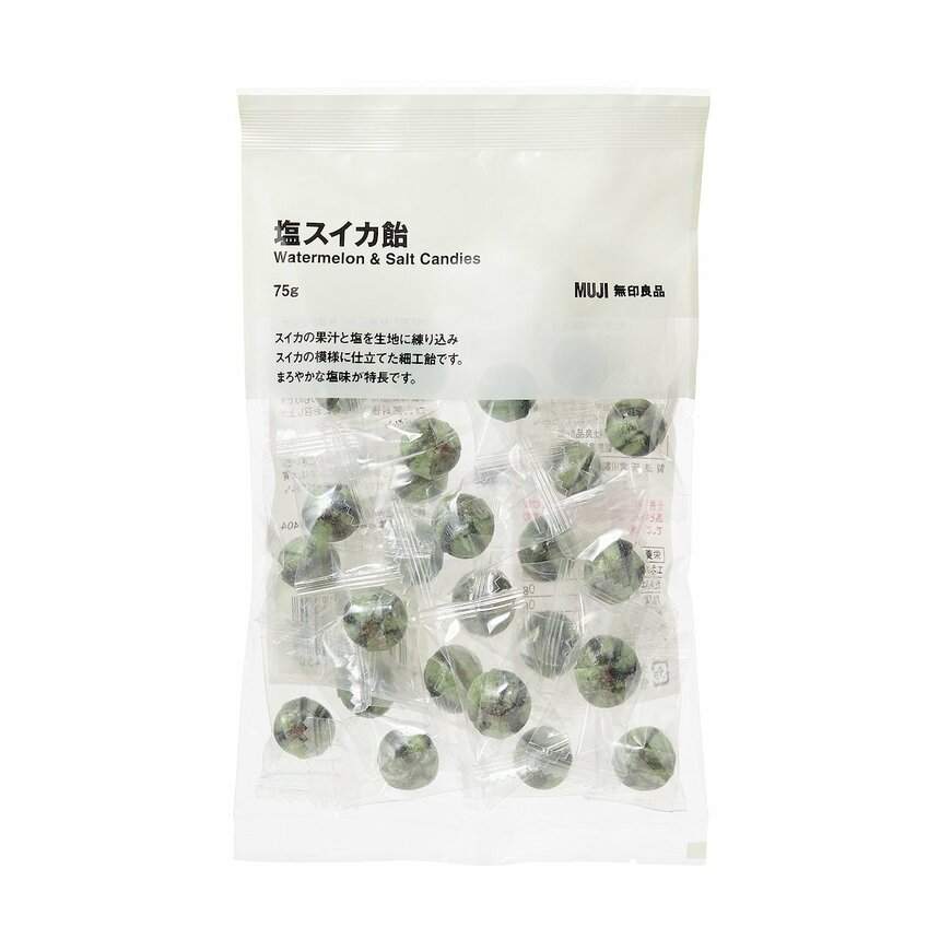 出所：無印良品ネットストア 塩スイカ飴