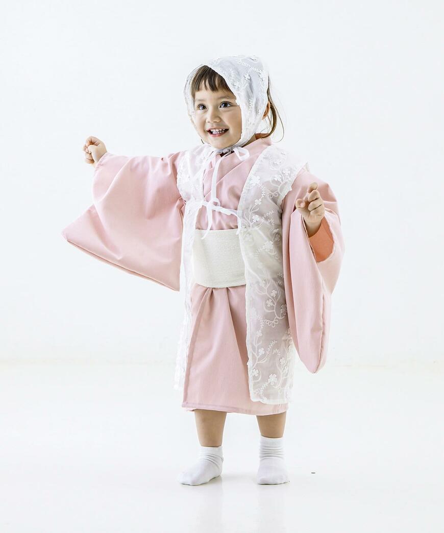 3COINS 着物：80～90cm／ひな祭り　画像