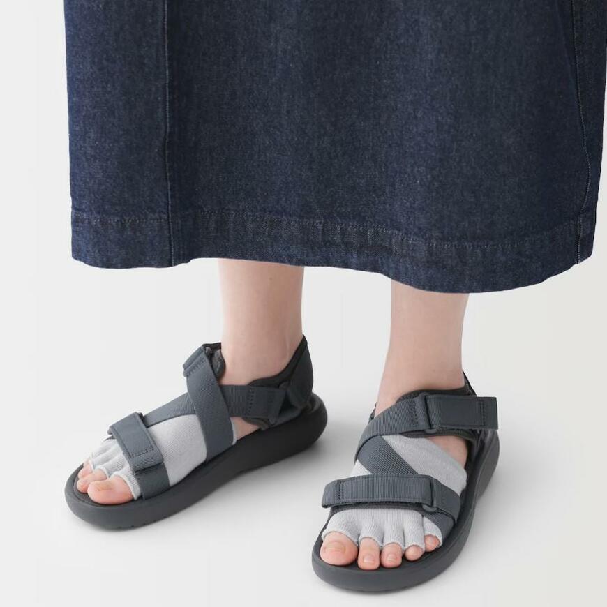 無印良品、さらっと綿　5本指　パーツソックス商品画像