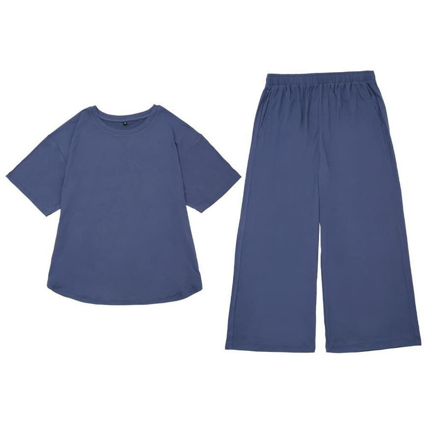 ワークマン、レディースエアロクラスタールームウェア、ブルー商品画像