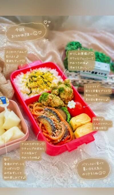 完成した男児小学生弁当